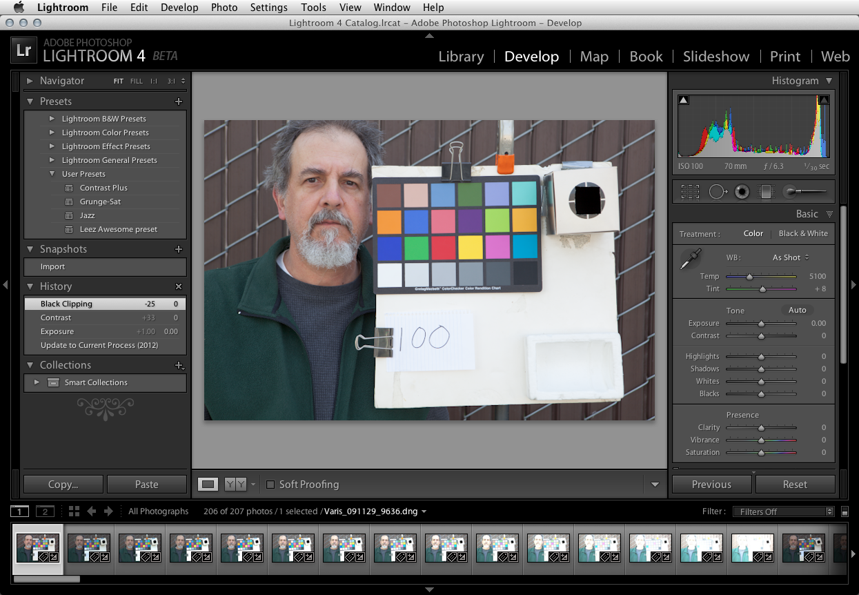 Lightroom 4 and the Digital Zone System