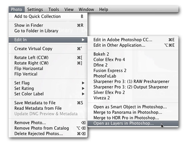 Open as Layers in Photoshop
