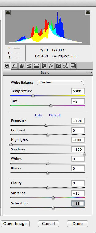 Basic Panel Settings