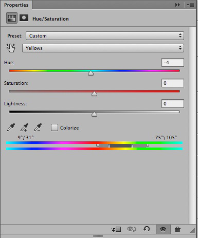 Hue/Sat Adjustment