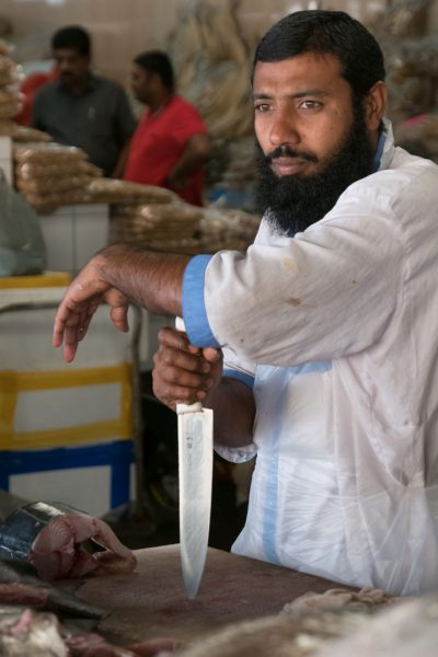 Fish market "cutter" in Dubai